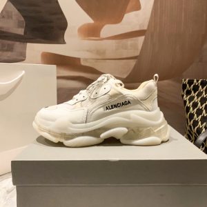 Balenciaga Replica Shoes/Sneakers/Sleepers Gender: Female Upper Material: Cowhide Upper Material: Cowhide Toe: Round Toe Pattern: Solid Color Sole Material: Rubber Heel Shape: Chunky Heel