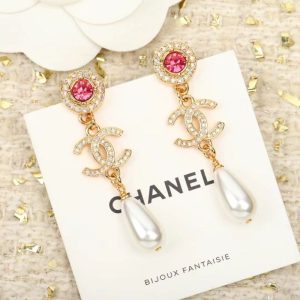 Chanel Replica Jewelry Ear Piercing Material: 925 Silver Mosaic Material: Other Mosaic Material: Other Type: Earrings Pattern: Other Style: Elegant Craft: Plating