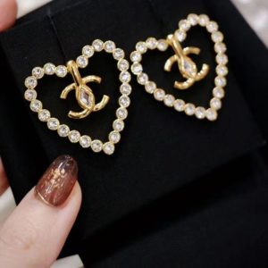 Chanel Replica Jewelry Ear Piercing Material: Copper Mosaic Material: Other Mosaic Material: Other Style: Sweet Craft: Paint Pattern: Heart/Water Drop/Bell For People: Female