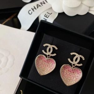 Chanel Replica Jewelry Ear Piercing Material: 925 Silver Mosaic Material: Other Mosaic Material: Other Style: Elegant Craft: Paint Pattern: Heart/Water Drop/Bell For People: Female