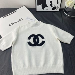 Chanel Replica Clothing Fabric Material: Other/Other Ingredient Content: 91% (Inclusive) - 95% (Inclusive) Ingredient Content: 91% (Inclusive) - 95% (Inclusive) Main Style: Niche Features Clothing Version: Loose Dress Style: Pullover Length/Sleeve Length: Short/Short Sleeve