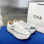 Chanel Replica Shoes/Sneakers/Sleepers Toe: Round Toe Upper Material: Canvas Upper Material: Canvas Gender: Female Heel Height: Flat Heel Pattern: Solid Color Sole Material: Rubber