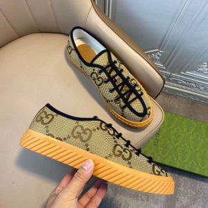 Gucci Replica Shoes/Sneakers/Sleepers Upper Material: Canvas High Heels: Low Heel (1Cm-3Cm) High Heels: Low Heel (1Cm-3Cm) Sole Material: Rubber Closed Way: Lace Up