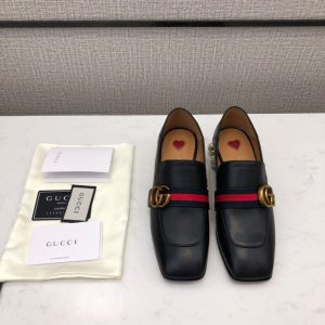 Gucci Replica Shoes/Sneakers/Sleepers Brand: Gucci Upper Material: Top Layer Cowhide Upper Material: Top Layer Cowhide Sole Material: Tpu Heel Height: Low Heel (1Cm-3Cm) Craftsmanship: To Sew Heel Style: Chunky Heel