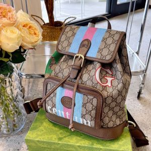 Gucci Replica Bags/Hand Bags Texture: Cowhide For People: Universal For People: Universal Popular Elements: Color Contrast Style: Vintage Closed Way: Drawstring Buckle