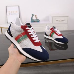 Gucci Replica Shoes/Sneakers/Sleepers Upper Material: Multi-Material Splicing High Heels: Middle Heel (3Cm-5Cm) High Heels: Middle Heel (3Cm-5Cm) Sole Material: Rubber Type: Sports Shoes Closed Way: Lace Up Style: Casual