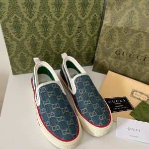 Gucci Replica Shoes/Sneakers/Sleepers Heel Height: Low Heel (1Cm-3Cm) Craftsmanship: Sticky Craftsmanship: Sticky Heel Style: Sponge Bottom Closed Way: Slip On Style: European And American Function: Increased