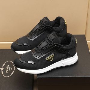 Prada Replica Shoes/Sneakers/Sleepers Upper Material: Multi-Material Splicing High Heels: Middle Heel (3Cm-5Cm) High Heels: Middle Heel (3Cm-5Cm) Sole Material: Rubber Closed Way: Lace Up Style: Casual Craftsmanship: Sticky