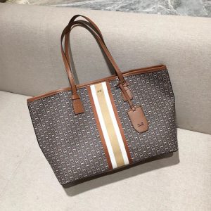 Tory Burch Bags/Hand Bags Bag Type: Tote Bag Size: 39*29.5*14.5cm Bag Size: 39*29.5*14.5cm Lining Material: Polyester Cotton Bag Shape: Vertical Square Pattern: Stripe Hardness: Medium Soft