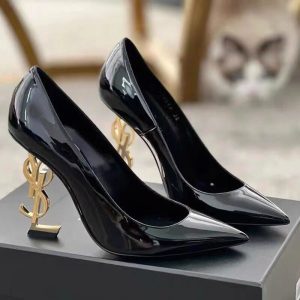 YSL Replica Shoes/Sneakers/Sleepers Upper Material: Sheepskin (Except Suede) Heel Height: Super High Heels (Above 8Cm) Heel Height: Super High Heels (Above 8Cm) Sole Material: Rubber Closed Way: Slip On Style: European And American Type: Professional Shoes