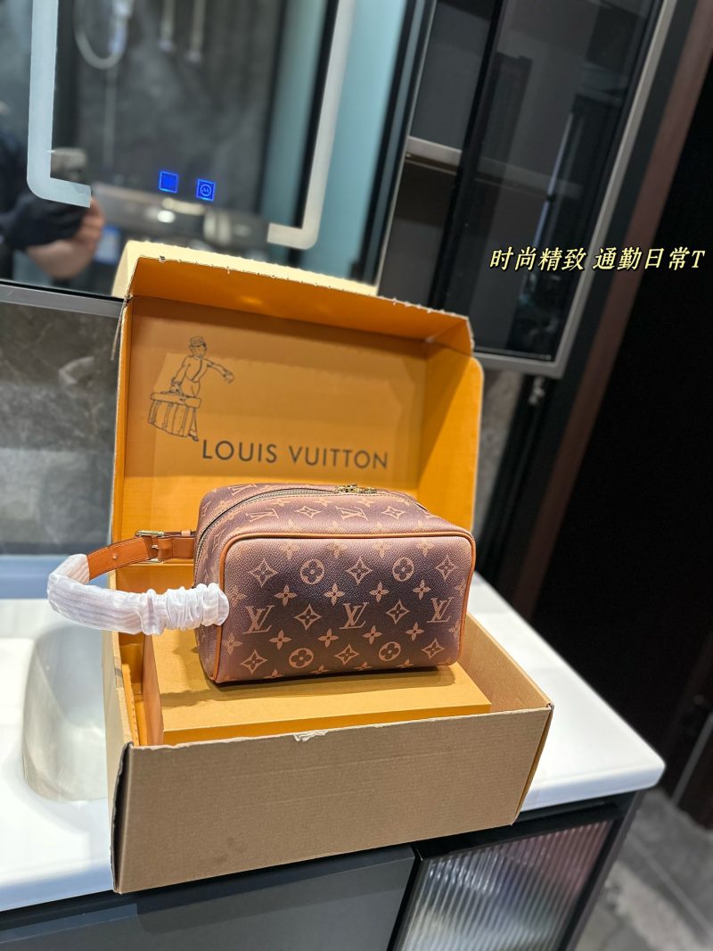 Lv portable cosmetic bag.