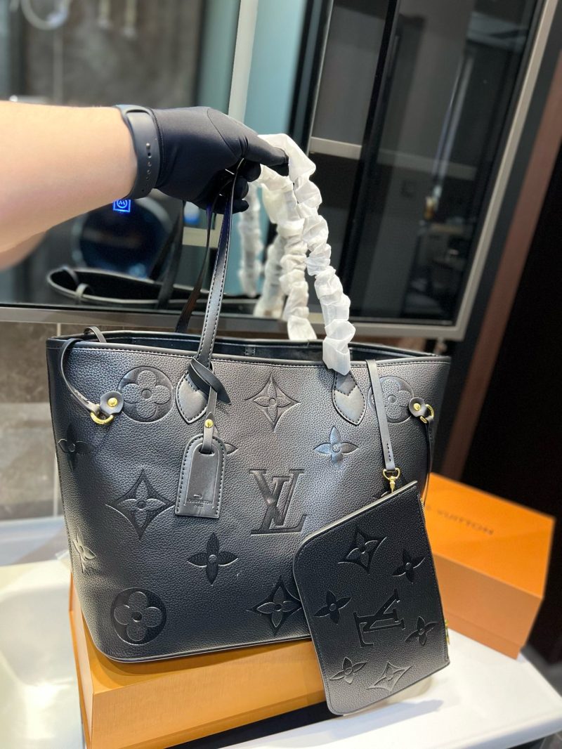 LV embossed shopping bag!