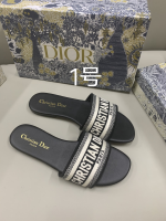Replcia Dior New Jacquard Embroidered Slippers