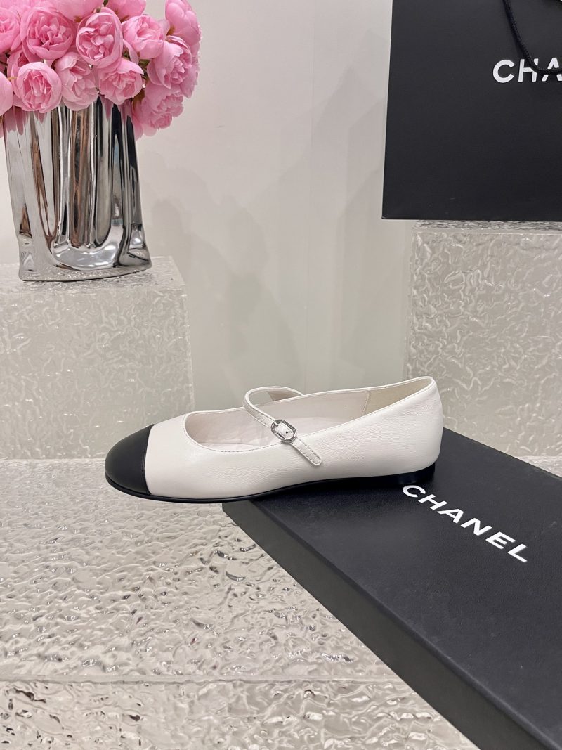 Leather Chanel 23ss Chanel new Mary Jane shoes