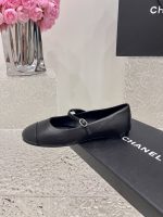 Leather Chanel 23ss Chanel new Mary Jane shoes