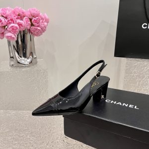 CHANEL 2023 Chanel official website synchronized pointed toe pearl heel sandals series_A must-have hot style for spring and autumn fragrances