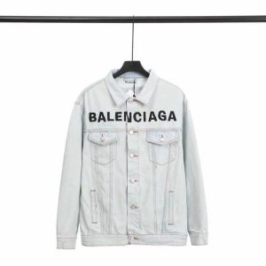 Balenciaga Replica Clothing Fabric Material: Cotton/Cotton Version: Tight Version: Tight Collar: Lapel Popular Elements: Embroidered