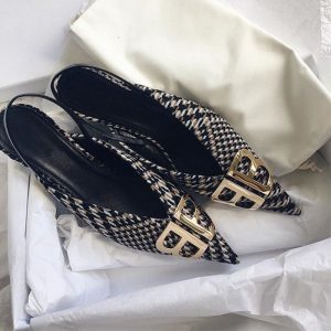 Balenciaga Replica Shoes/Sneakers/Sleepers Heel Height: Middle Heel (3Cm-5Cm) Sole Material: Rubber Sole Material: Rubber Closed: Slip On Craftsmanship: Glued Insole Material: Microfiber Leather Heel Style: Wine Glass