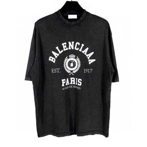 Balenciaga Replica Clothing Fabric Material: Cotton/Cotton Ingredient Content: 91% (Inclusive)¡ª95% (Inclusive) Ingredient Content: 91% (Inclusive)¡ª95% (Inclusive) Collar: Crew Neck Version: Loose Sleeve Length: Short Sleeve Clothing Style Details: Printing