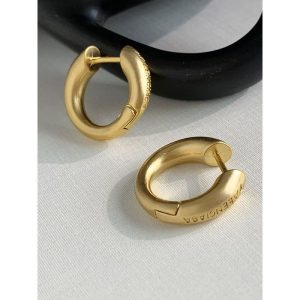 Balenciaga Replica Jewelry Style: Simple Craft: Inlaid Gold Craft: Inlaid Gold Pattern: Other Size: 2.4*2.9cm
