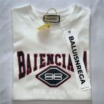 Balenciaga Replica Clothing Fabric Material: Cotton/Cotton Collar: Crew Neck Collar: Crew Neck Version: Conventional Sleeve Length: Short Sleeve Clothing Style Details: Printing