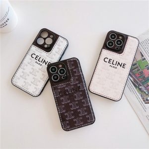Celine Replica Iphone Case Applicable Brands: Apple/ Apple Protective Cover Texture: Imitation Leather Protective Cover Texture: Imitation Leather Type: All-Inclusive Popular Elements: Frosted