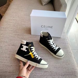 Celine Replica Shoes/Sneakers/Sleepers Upper Material: Canvas Sole Material: Rubber Sole Material: Rubber Pattern: Solid Color Closed: Lace Up Style: College Inner Material: Two-Layer Cowhide (Except Cow Suede)