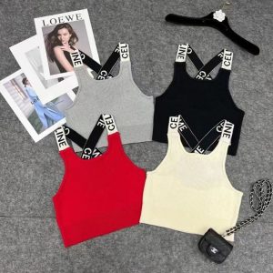 Celine Replica Clothing Fabric Material: Other/Other Combination: Single Combination: Single Clothing Version: Slim Fit Length: Short Popular Elements: Backless Camisole Style: Suspenders