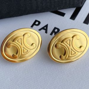 Celine Replica Jewelry Piercing Material: Titanium Steel Style: Sweet Style: Sweet Craft: Inlaid Gold