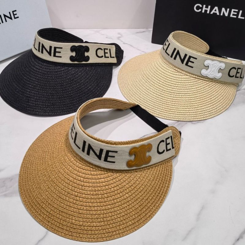 Celine Replica Hats Fabric Commonly Known As: Straw Type: Empty Top Hat Type: Empty Top Hat For People: Universal Design Details: Patch Pattern: Letter