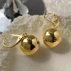 Celine Replica Jewelry Type: Earrings Pattern: Plant Flower Pattern: Plant Flower Craft: Inlaid Gold