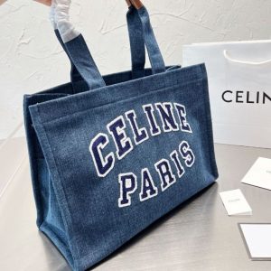 Celine Replica Bags/Hand Bags Brand: Celine Texture: Denim Texture: Denim Type: Other Popular Elements: Letter Style: Fashion Closed: Exposure