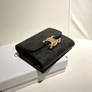 Celine Replica Bags/Hand Bags Texture: Cowhide Type: Short Wallet Type: Short Wallet Size: 11*10*5cm