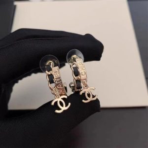 Chanel Replica Jewelry Ear Piercing Material: 925 Silver Type: Earrings Type: Earrings Pattern: Cross/Crown/Roman Numerals Style: Light Luxury Craft: Gold Inlaid