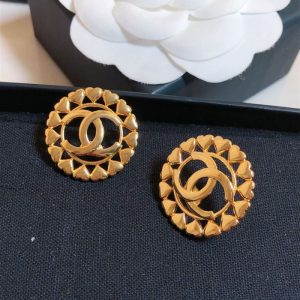 Chanel Replica Jewelry Ear Piercing Material: 925 Silver Mosaic Material: Alloy Mosaic Material: Alloy Style: Luxurious Craft: Plating Pattern: Heart/Water Drop/Bell For People: Female