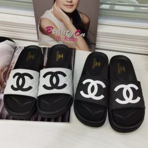 Chanel Replica Shoes/Sneakers/Sleepers Upper Material: PU Sole Material: Rubber Sole Material: Rubber Type: Flip Flop Style: Casual For People: Female Popular Elements: Hollow Out