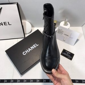 Chanel Replica Shoes/Sneakers/Sleepers Upper Material: The First Layer Of Cowhide (Except Cow Suede) Help Tall: Mid-Calf Help Tall: Mid-Calf Heel Height: Low Heel (1Cm-3Cm) Sole Material: Rubber Closed: Side Zipper Boots Name: Fashion Boots
