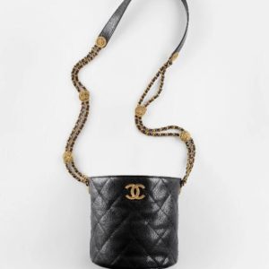 Chanel Replica Bags/Hand Bags Texture: Cowhide Type: Bucket Bag Type: Bucket Bag Popular Elements: Chain Style: Fashion Closed: Drawstring