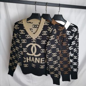 Chanel Replica Clothing Style: Temperament Lady/Little Fragrance Way Of Dressing: Pullover Way Of Dressing: Pullover Combination: Single Length/Sleeve Length: Regular/Long Sleeve Collar: V Neck Whether To Add Cashmere: Without Velvet