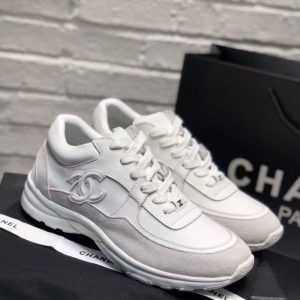 Chanel Replica Shoes/Sneakers/Sleepers Brand: Chanel Upper Material: Microfiber Leather Upper Material: Microfiber Leather Heel Height: Low Heel (1cm-3cm) Sole Material: TPR Closed: Lace Up Style: Leisure