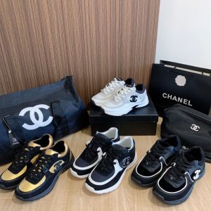 Chanel Replica Shoes/Sneakers/Sleepers Upper Material: The First Layer Of Cowhide (Except Cow Suede) Heel Height: Flat Heel (Less Than Or Equal To 1Cm) Heel Height: Flat Heel (Less Than Or Equal To 1Cm) Sole Material: Foam Rubber Closed: Lace Up Style: Leisure Type: Sports Shoes