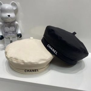 Chanel Replica Hats Fabric Commonly Known As: Cotton Type: Octagonal Hat/Newsboy Hat/Painter Hat Type: Octagonal Hat/Newsboy Hat/Painter Hat For People: Universal Pattern: Letter