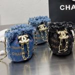 Chanel Replica Bags/Hand Bags Texture: Denim Type: Bucket Bag Type: Bucket Bag Popular Elements: Printing Style: Fashion Closed: Drawstring