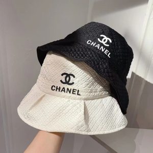 Chanel Replica Hats Fabric Commonly Known As: Cotton Type: Basin Hat/Fisherman Hat Type: Basin Hat/Fisherman Hat For People: Female Design Details: Folds Pattern: Letter