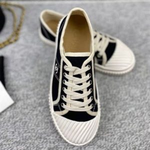 Chanel Replica Shoes/Sneakers/Sleepers Upper Material: Canvas Sole Material: Rubber Sole Material: Rubber Pattern: Solid Color Closed: Lace Up Listing Season: Spring 2021 Craftsmanship: Glued