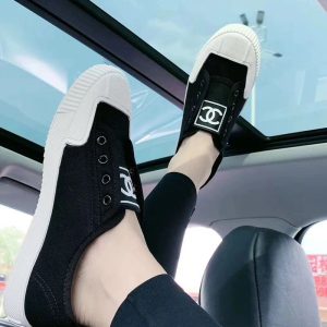 Chanel Replica Shoes/Sneakers/Sleepers Upper Material: Canvas Sole Material: TPR Sole Material: TPR Pattern: Solid Color Closed: Slip On Style: Leisure Listing Season: Fall 2020