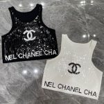 Chanel Replica Clothing Fabric Material: Other/Other Combination: Single Combination: Single Clothing Version: Slim Fit Length: Short Popular Elements: Sequins