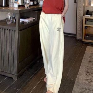 Chanel Replica Clothing Women'S Pants: Wide Leg Pants Women'S High Waist: High Waist Women'S High Waist: High Waist Fabric Material: Other/Other Whether To Add Cashmere: Without Velvet Length: Long Main Style: Simple Commute