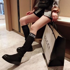 Chanel Replica Shoes/Sneakers/Sleepers Upper Material: Elastic Fabric Heel Height: Low Heel (1Cm-3Cm) Heel Height: Low Heel (1Cm-3Cm) Closed: Slip On Pattern: Solid Color Style: Leisure Sole Material: Foam Rubber