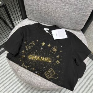 Chanel Replica Clothing Fabric Material: Cotton/Cotton Ingredient Content: 96% (Inclusive)¡ª100% (Exclusive) Ingredient Content: 96% (Inclusive)¡ª100% (Exclusive) Popular Elements: Embroidery Clothing Version: Loose Style: Temperament Lady/Little Fragrance Length/Sleeve Length: Regular/Short Sleeve